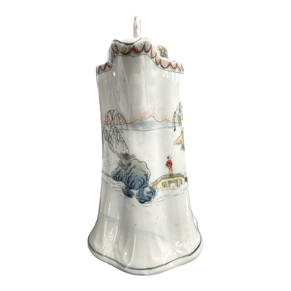 1900's Nippon Torri chocolate Pot, oriental Scene - Picture 5 of 15